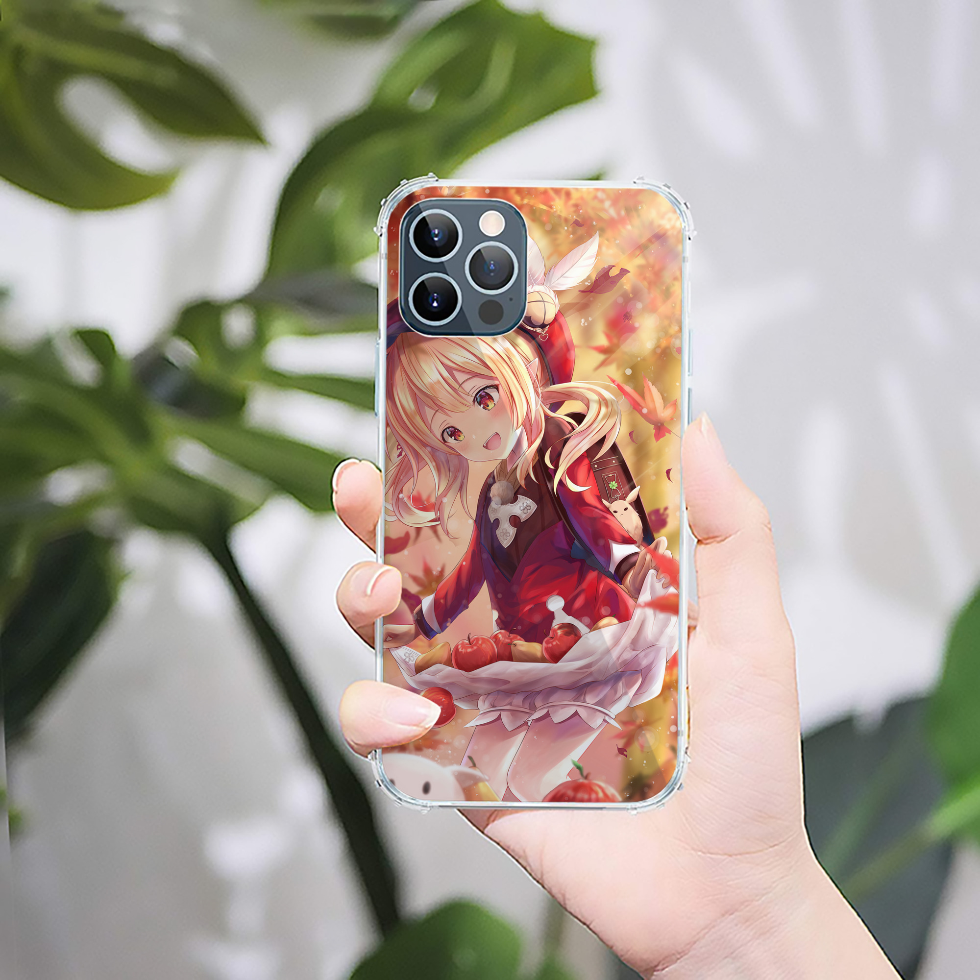 げんし神 genshin 【iPhone 12シリーズ対応】透明スマホケース（クリアソフトケース）